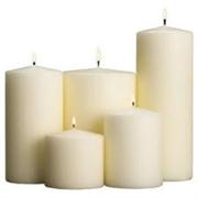 Cream Candles 130-70 x 12