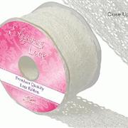 Eleganza Lace - 50mm x 10m Chatsworth Ivory